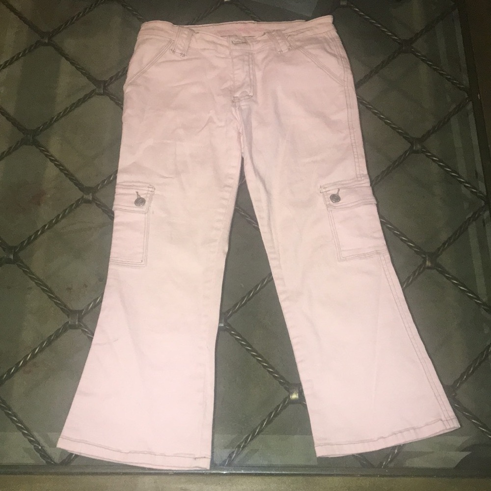 Picasso style Jean stretch Capri pants